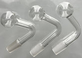 14MM Male Joint Glass on Glass Clear Oil Burner